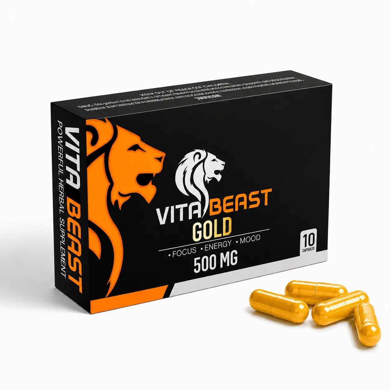 VitaBeast Gold 500mg – complément aphrodisiaque premium N°1 formule vitalité masculine